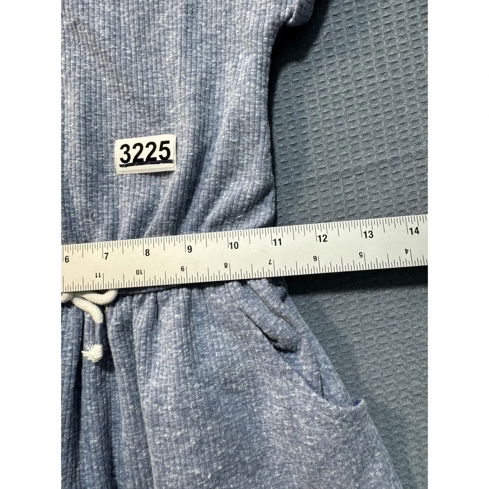 Cat & Jack Ribbed Knit Dress Girls Size S (6/6X) Heather Blue